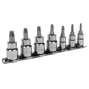 Sealey TRX-Star* Socket Bit Set Lock-On 7pc 1/4" & 3/8"Sq Drive