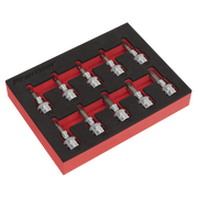 Sealey TRX-Star* Socket Bit Set 10pc 3/8"Sq Drive AK6242