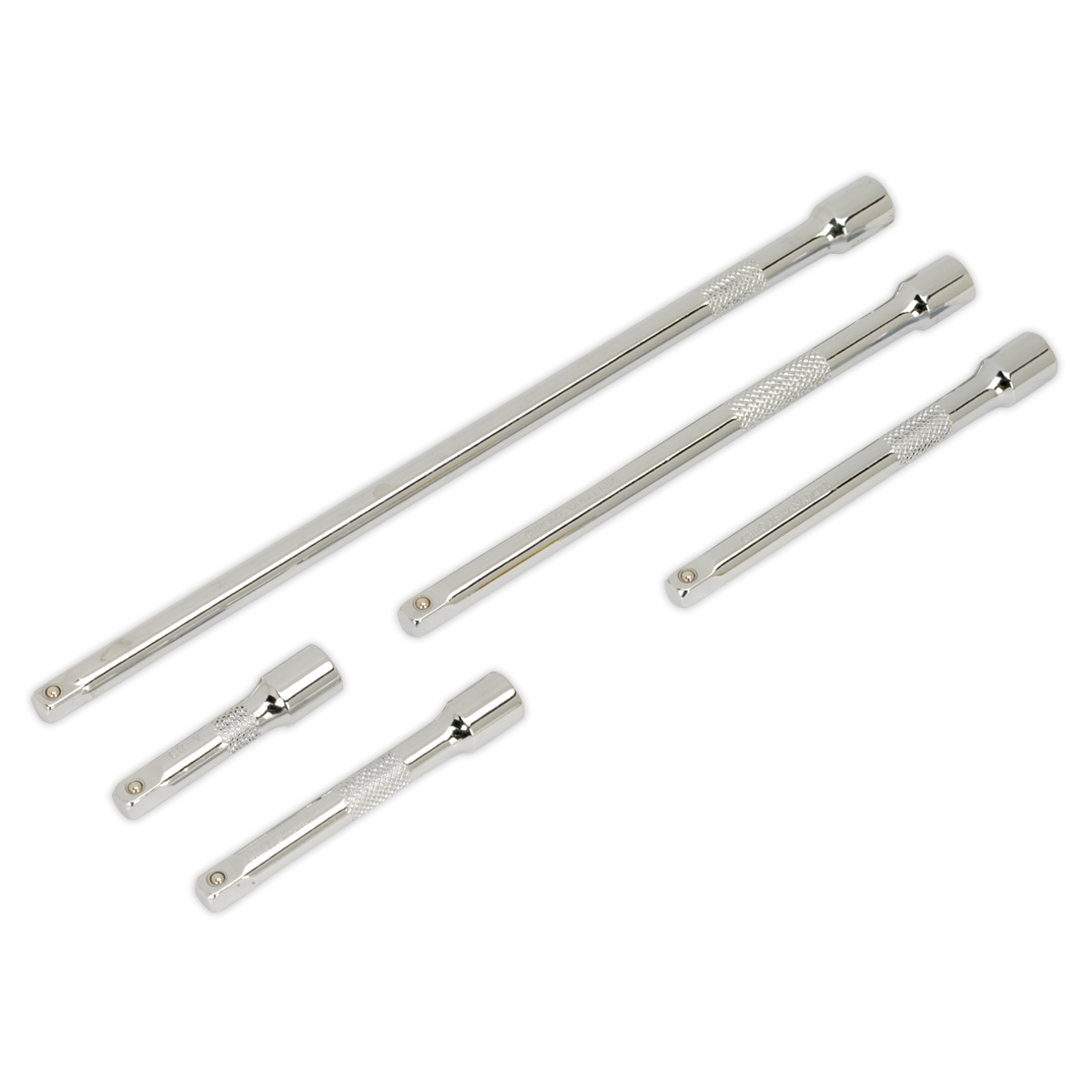 Sealey Extension Bar Set 5pc 1/4"Sq Drive