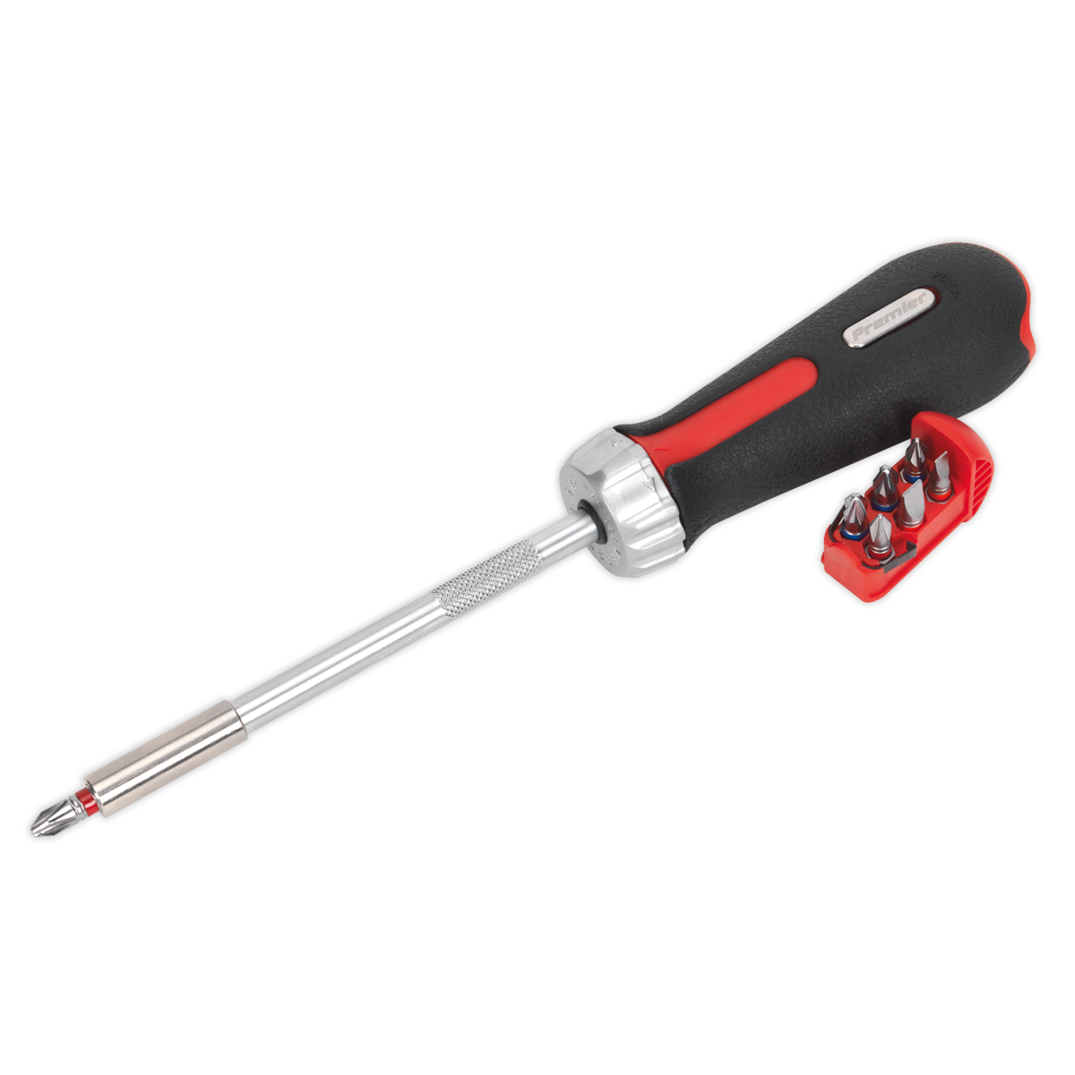 Sealey Fine Tooth Ratchet Screwdriver Set 8pc Platinum Series