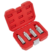 Sealey Spark Plug Socket Set 4pc 3/8"Sq Drive