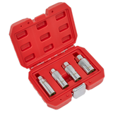 Sealey Magnetic Spark Plug Socket Set 4pc 3/8"Sq Drive