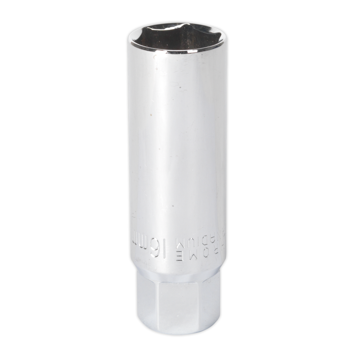 Sealey Spark Plug Socket 16mm 3/8"Sq Drive Thin Wall