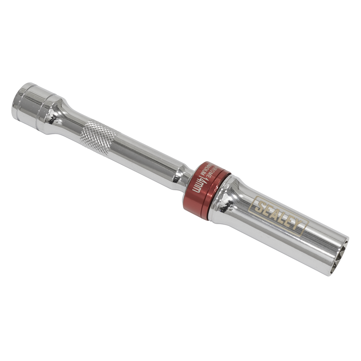 Sealey Spark Plug Socket with Universal Joint 14mm 3/8"Sq Drive 12-Point 150mm