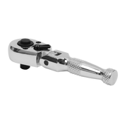 Sealey Ratchet Wrench Flexi-Head Stubby 1/4"Sq Drive