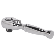 Sealey Stubby Ratchet Wrench 3/8"Sq Drive Pear-Head Flip Reverse