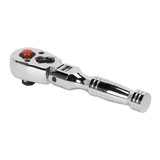 Sealey Ratchet Wrench Flexi-Head Stubby 3/8"Sq Drive