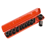 Sealey Impact Socket Set 12pc 3/8"Sq Drive Metric/Imperial