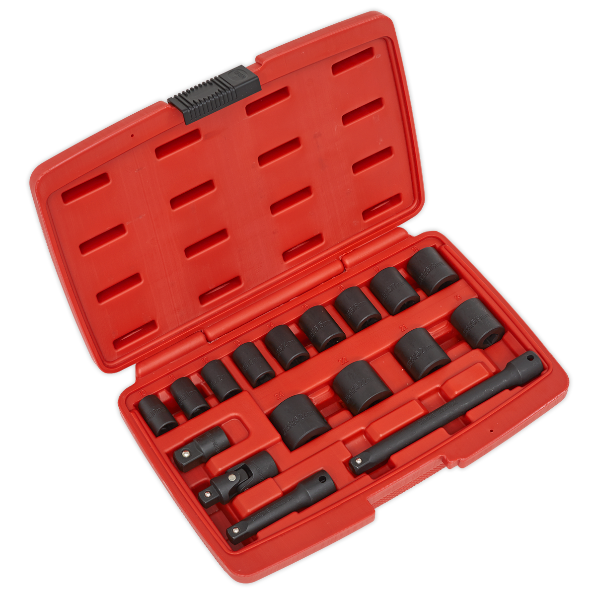 Sealey Impact Socket Set 17pc 3/8"Sq Drive Metric