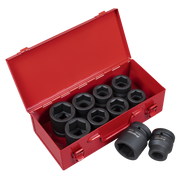 Sealey Impact Socket Set 10pc 1"Sq Drive Metric/Imperial