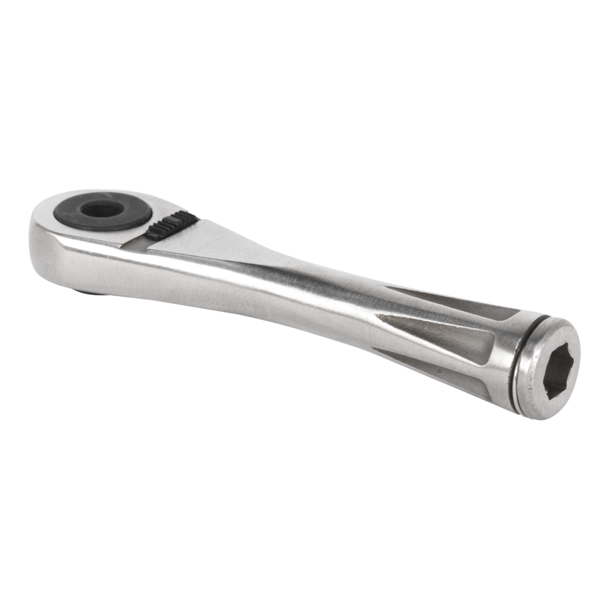 Sealey Bit Driver Ratchet Micro 1/4"Hex Stainless Steel AK6962