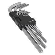 Sealey Hex Key Set 9pc Long Metric AK7136