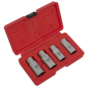 Sealey Stud Extractor Set 4pc 1/2"Sq Drive Metric