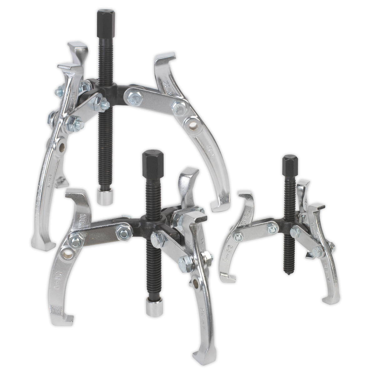 Sealey Gear Reversible Puller Set 3pc Triple Leg
