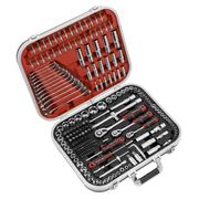 Sealey Socket Set 216pc 1/4", 3/8" & 1/2"Sq Drive WallDrive®