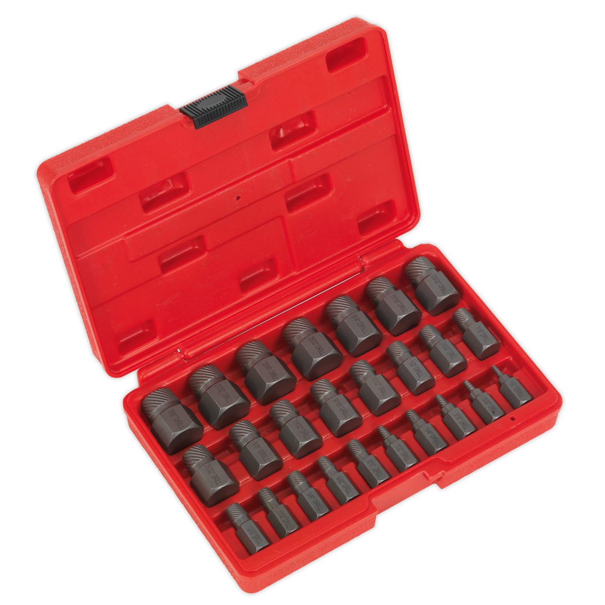 Sealey Multi-Spline Screw Extractor Set 25pc