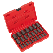 Sealey Multi-Spline Screw Extractor Set 25pc