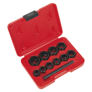 Sealey Bolt Extractor Set 11pc Spanner Type