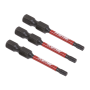 Sealey TRX-Star* T15 Impact Power Tool Bits 50mm - 3pc