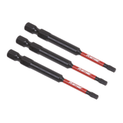 Sealey TRX-Star* T15 Impact Power Tool Bits 75mm - 3pc