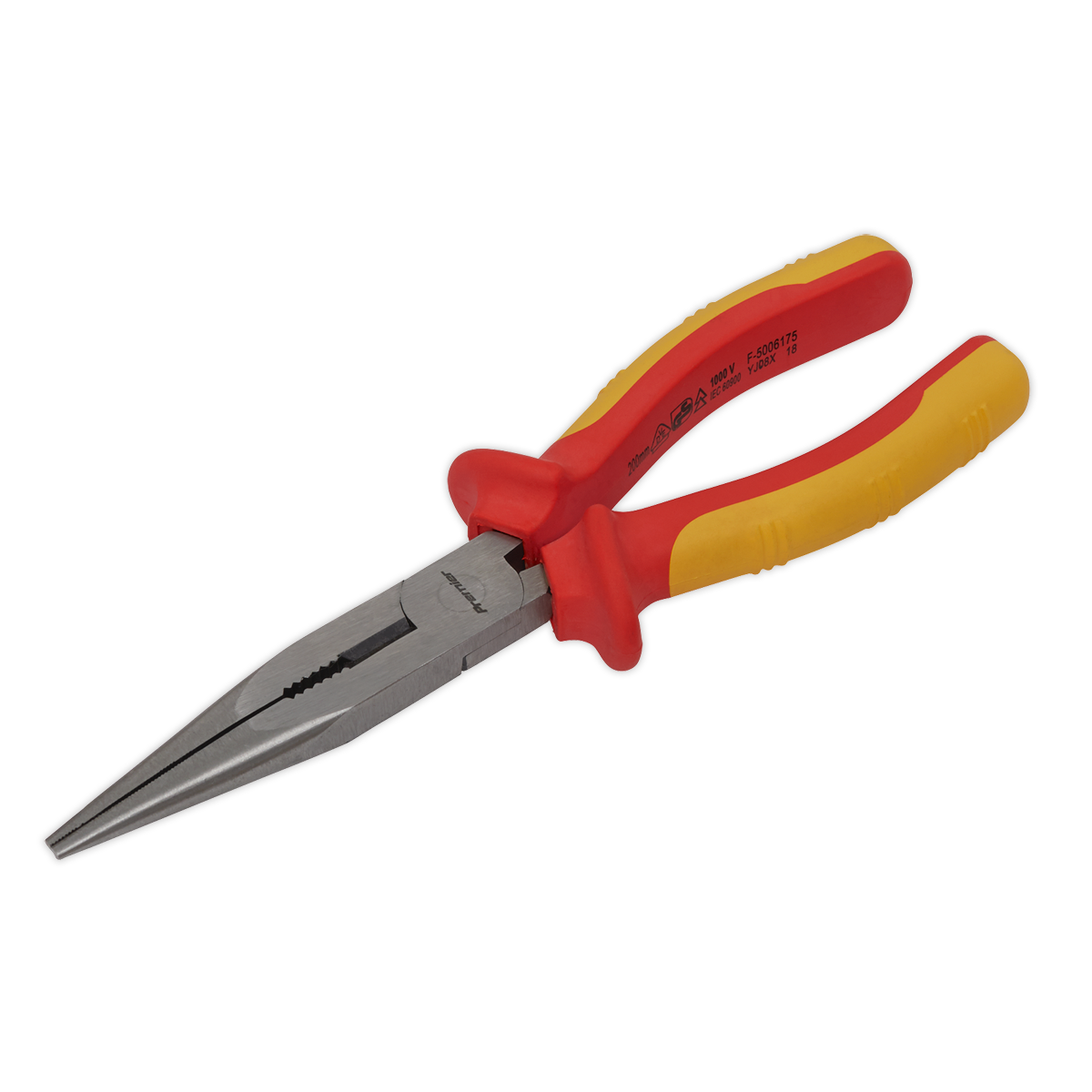 Sealey Long Nose Pliers 200mm VDE Approved