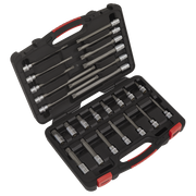 Sealey Spline Socket Bit Set 26pc 3/8"Sq Drive - Platinum Series