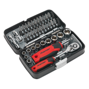 Sealey Socket & Bit Set 38pc 1/4"Sq Drive AK8945