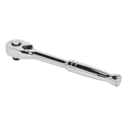 Sealey Ratchet Wrench 1/4"Sq Drive Pear-Head Flip Reverse AK8970