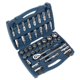 Sealey Socket Set 41pc 1/2"Sq Drive WallDrive® Metric