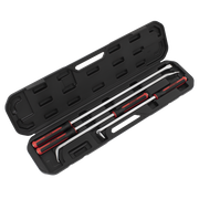 Sealey Pry Bar Set 4pc Heavy-Duty with Hammer Cap AK9100