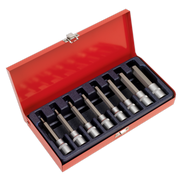 Sealey Hex Socket Bit Set 8pc 1/2"Sq Drive Metric AK9310