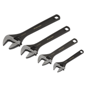 Sealey Adjustable Wrench Set 4pc