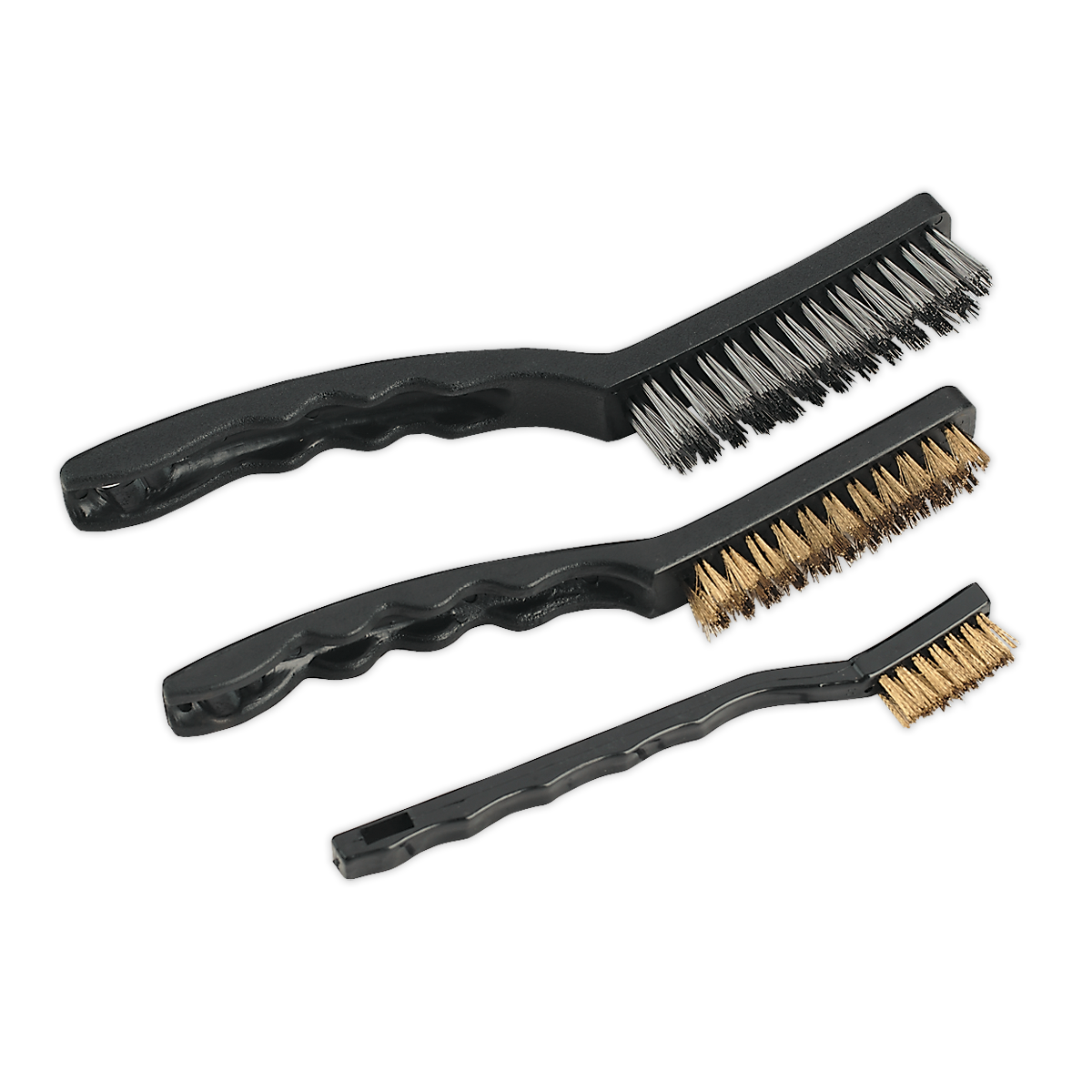 Sealey Wire Brush Set Auto Engineer's 3pc