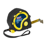 Sealey Rubber Tape Measure 5m(16ft) x 19mm - Metric/Imperial
