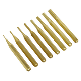 Sealey Brass Pin Punch Set 8pc