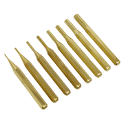 Sealey Brass Pin Punch Set 8pc