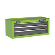 Sealey Mid-Box 3 Drawer with Ball-Bearing Slides - Green/Grey