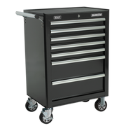 Sealey Rollcab 7 Drawer with Ball-Bearing Slides - Black AP26479TB