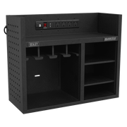 Sealey Power Tool Storage Rack with Power Strip