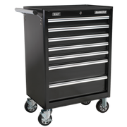 Sealey Rollcab 7 Drawer with Ball-Bearing Slides - Black AP33479B