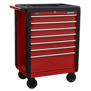 Sealey Rollcab 7 Drawer with Ball-Bearing Slides - Red AP3407