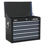 Sealey Topchest 5 Drawer with Ball-Bearing Slides - Black/Grey