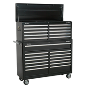 Sealey Tool Chest Combination 23 Drawer with Ball-Bearing Slides - Black