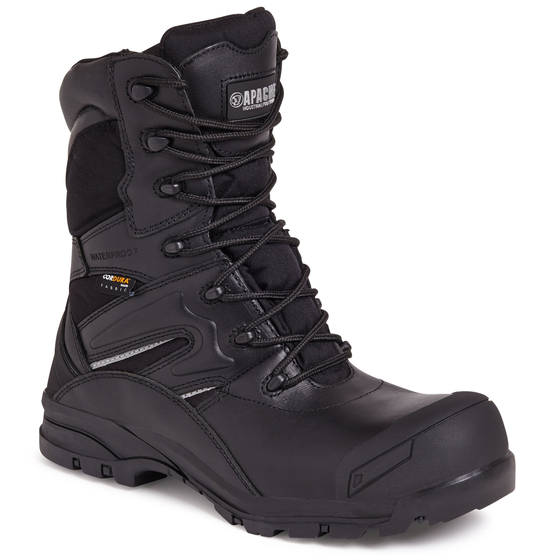 Apache Combat High Leg Safety Boots