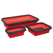 Sealey Parts Tray Collapsible Magnetic - Set of 3