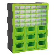 Sealey Cabinet Box 39 Drawer - Green/Black