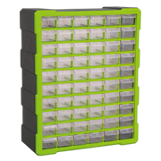 Sealey Cabinet Box 60 Drawer - Green/Black