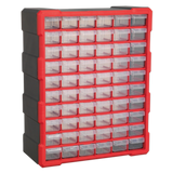 Sealey Cabinet Box 60 Drawer - Red/Black
