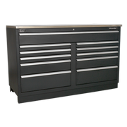 Sealey Modular Floor Cabinet 11 Drawer 1550mm Heavy-Duty