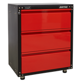 Sealey Modular 3 Drawer Cabinet with Worktop 665mm